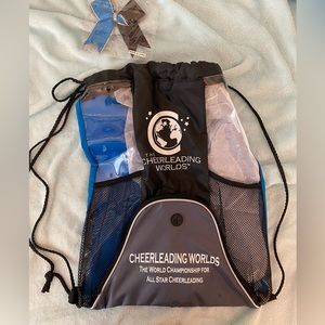 The Cheerleading Worlds drawstring bag